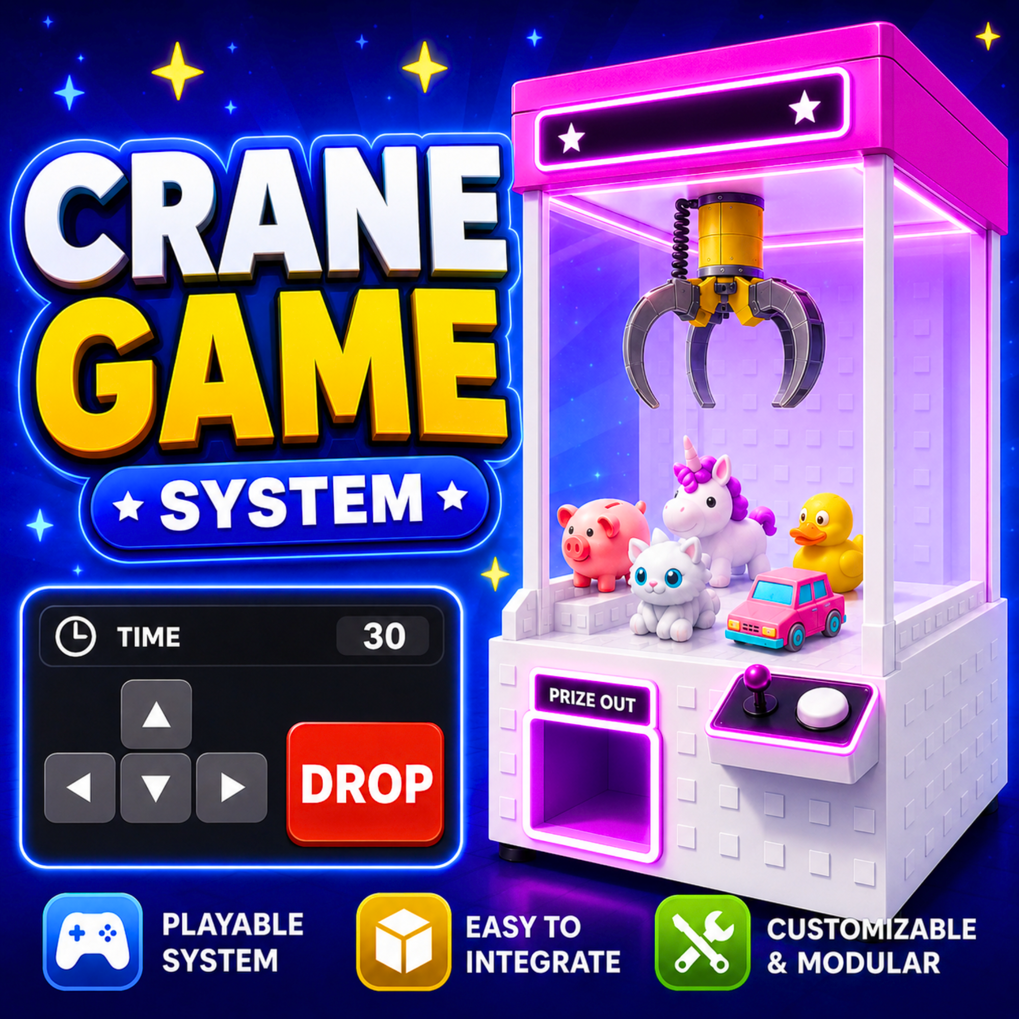 CraneGame-System interactive crane game